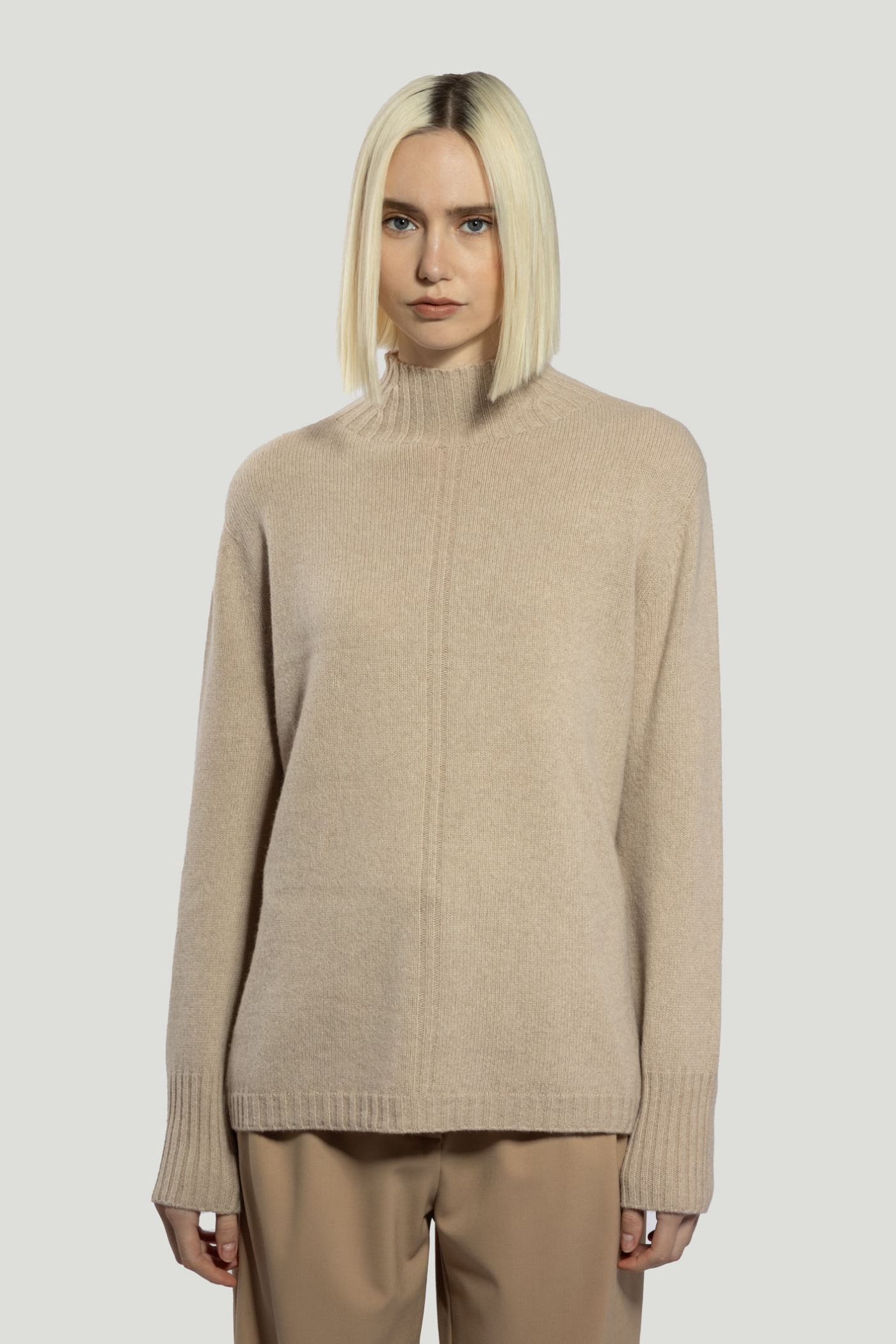 Organic Cashmere Turtleneck