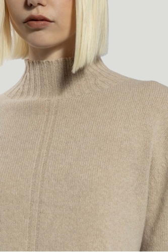 Organic Cashmere Turtleneck