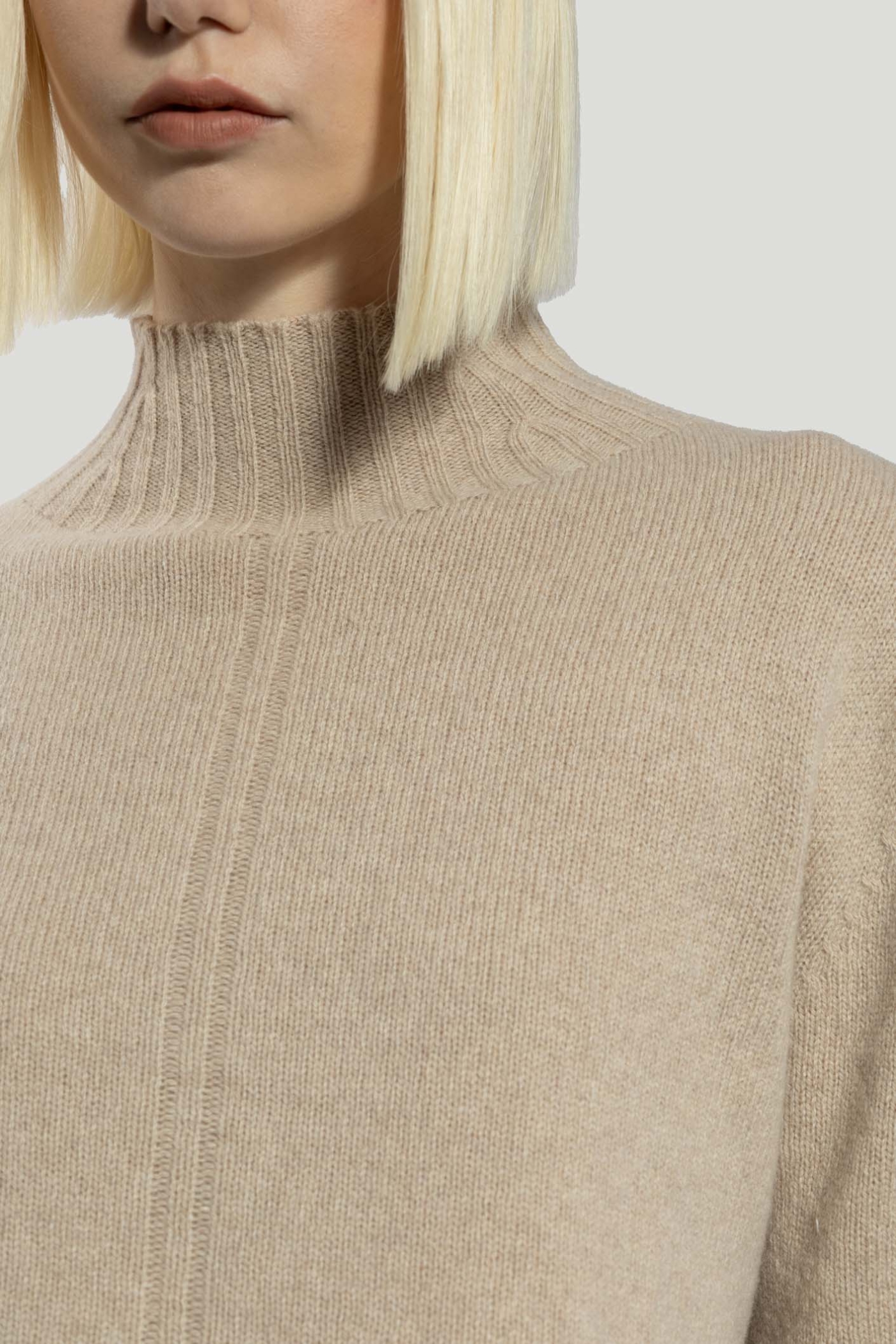 Organic Cashmere Turtleneck