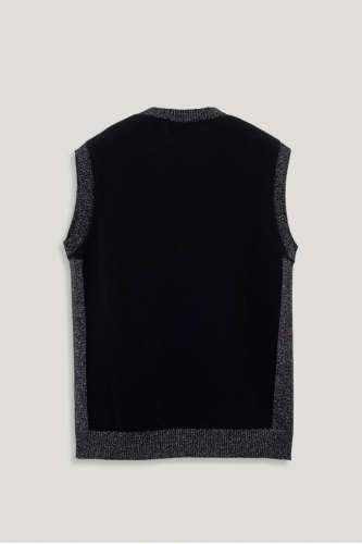 Wool V-neck Vest