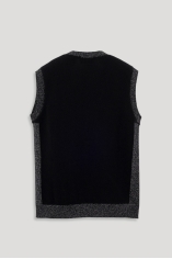 Wool V-neck Vest