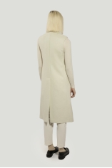 Sleeveless Wool Coat