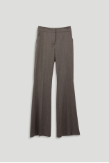 Wool Striped Pants