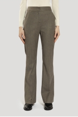 Wool Striped Pants