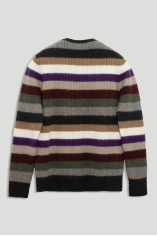 Random Stripes Crewneck Sweater