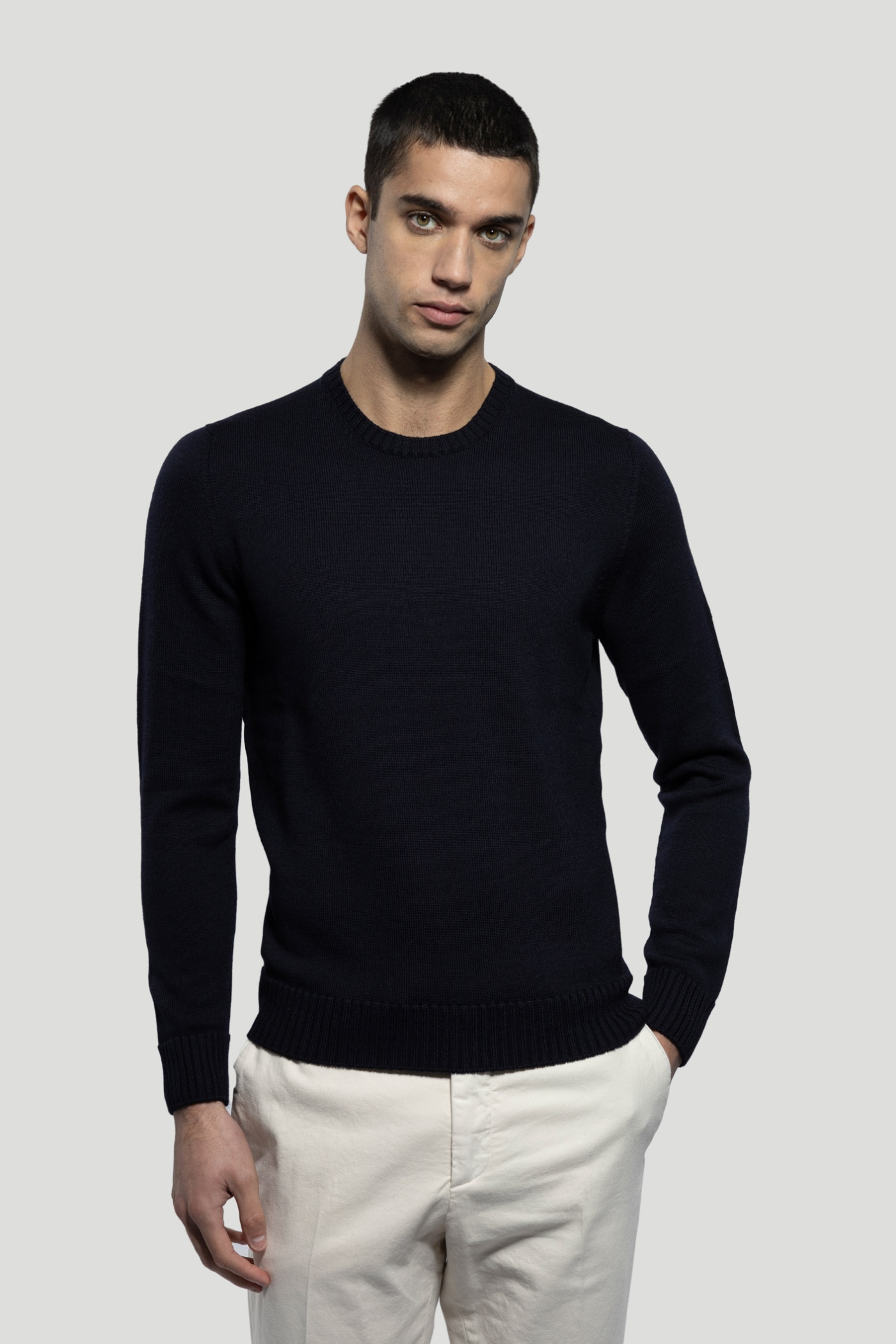 Wool Crew Neck Sweater