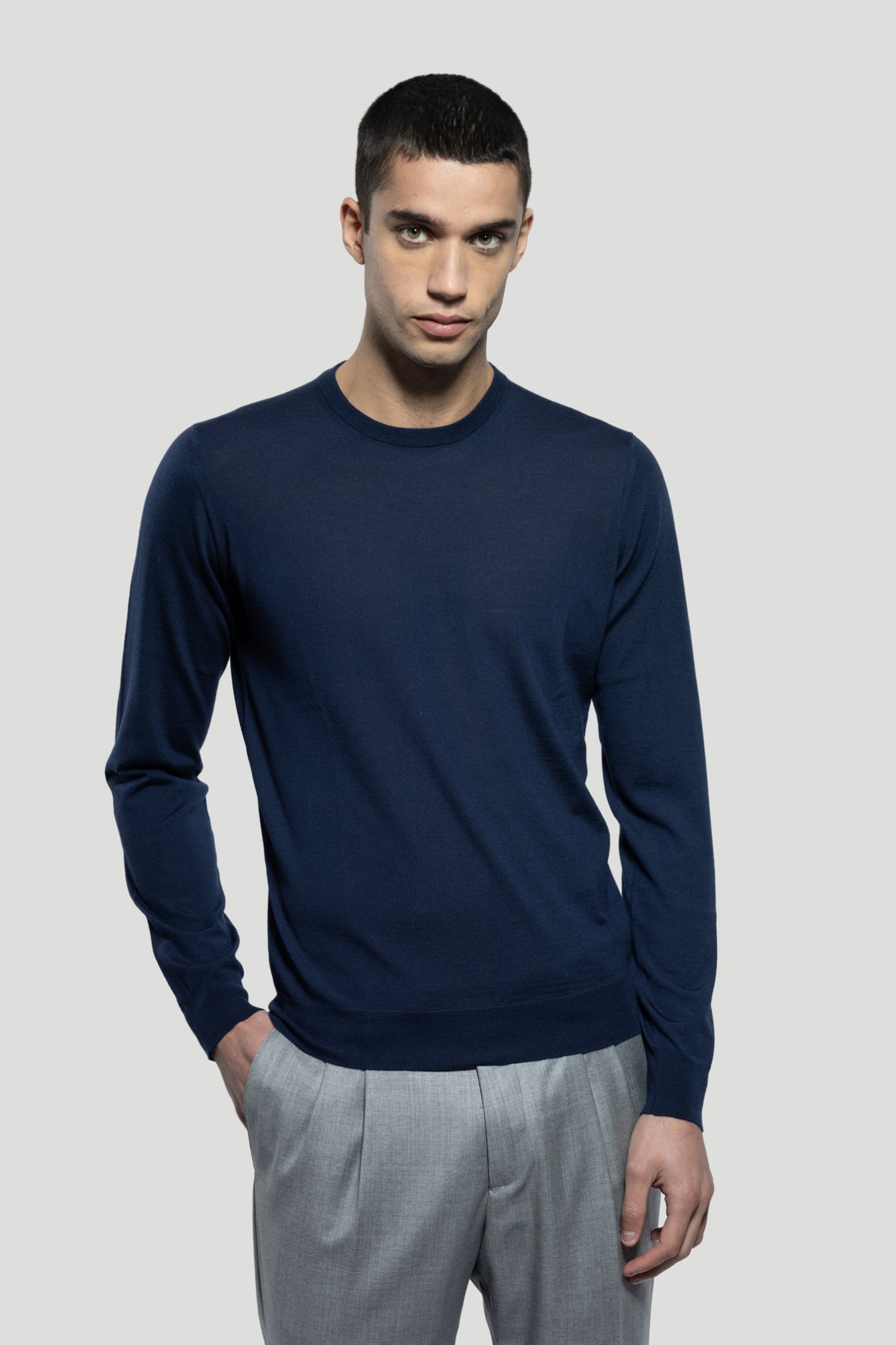 Wool Crew Neck Sweater