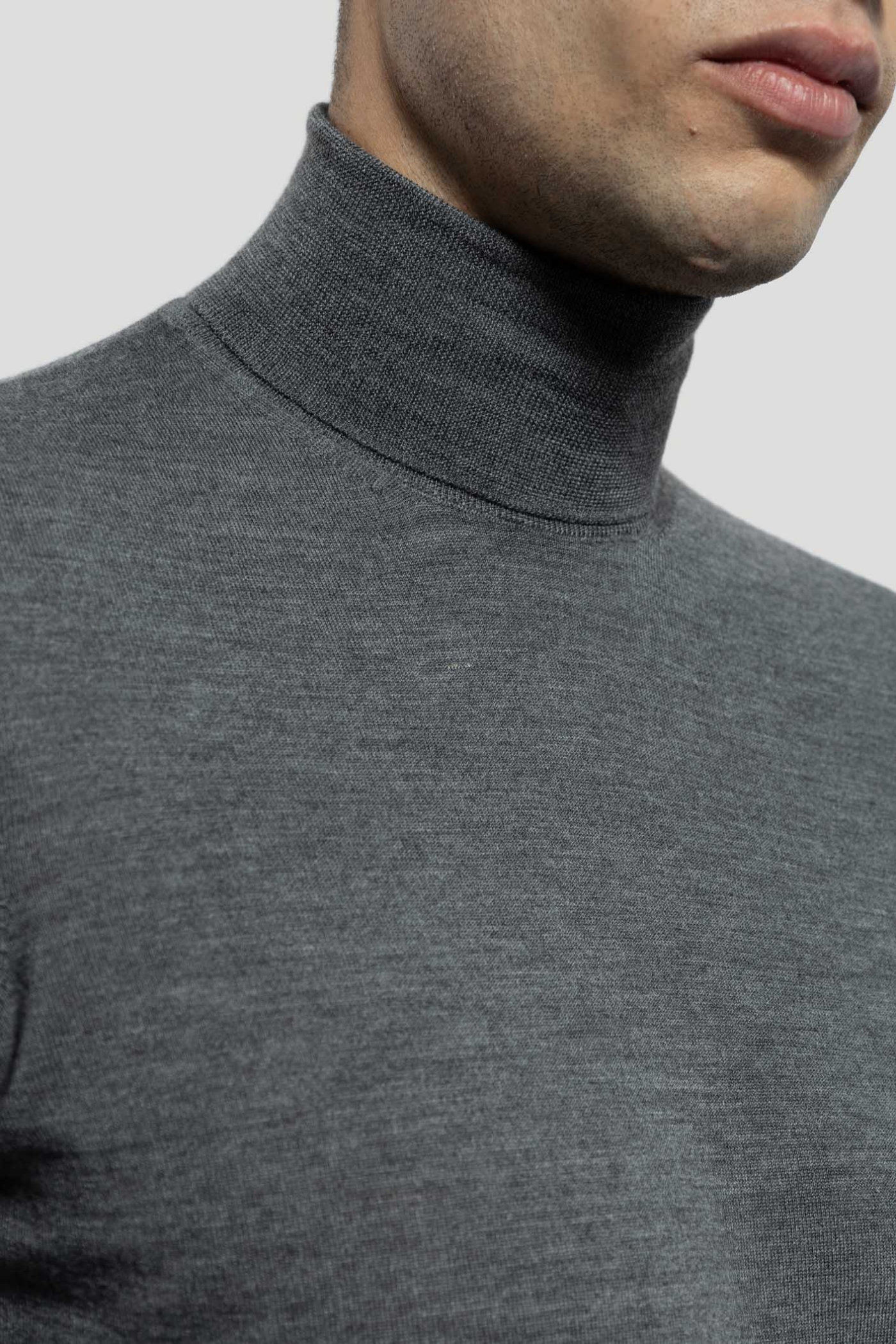 Wool Turtleneck Sweater